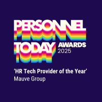 purple background with 'Personnel Today' logo and text reading 'HR Tech Provider of the Year'
