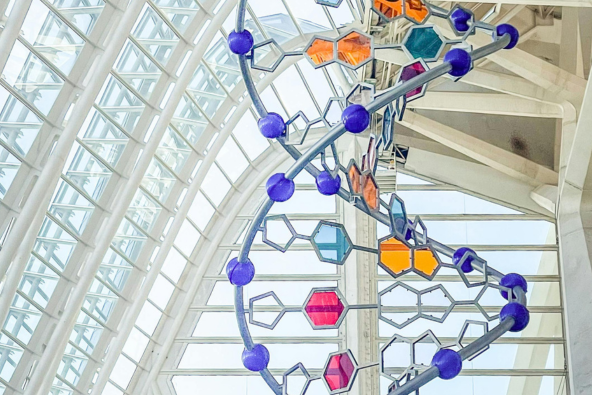 A DNA sculpture