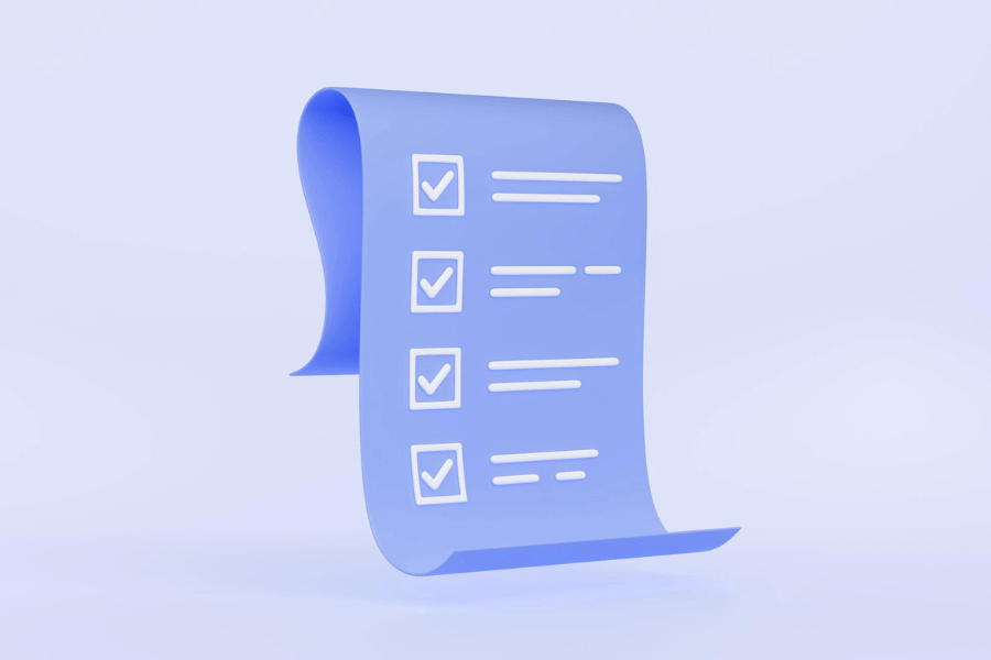 image of 3d checklist