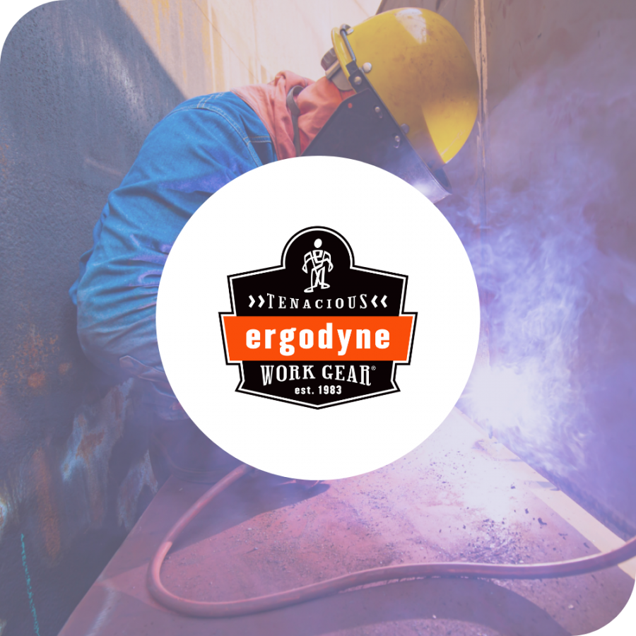 Male construction worker wearing protective gear