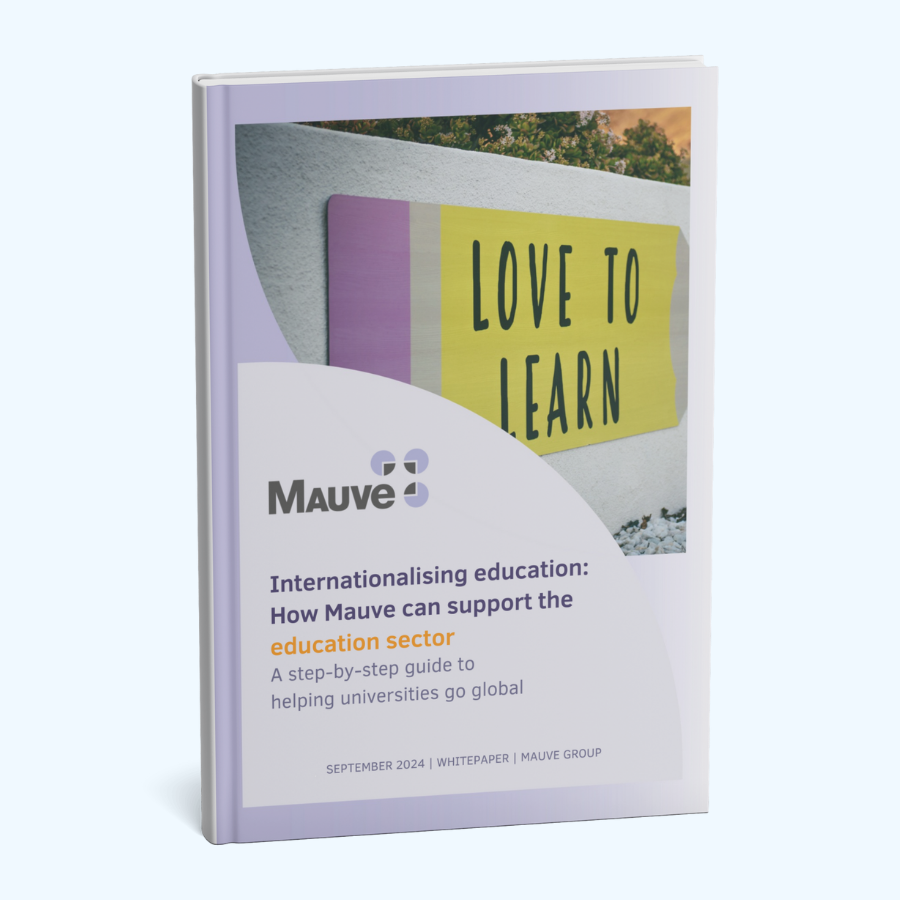 whitepaper cover titled 'Internationalising education'
