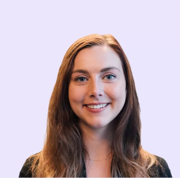 Ashleigh Duncan Headshot with Mauve Background